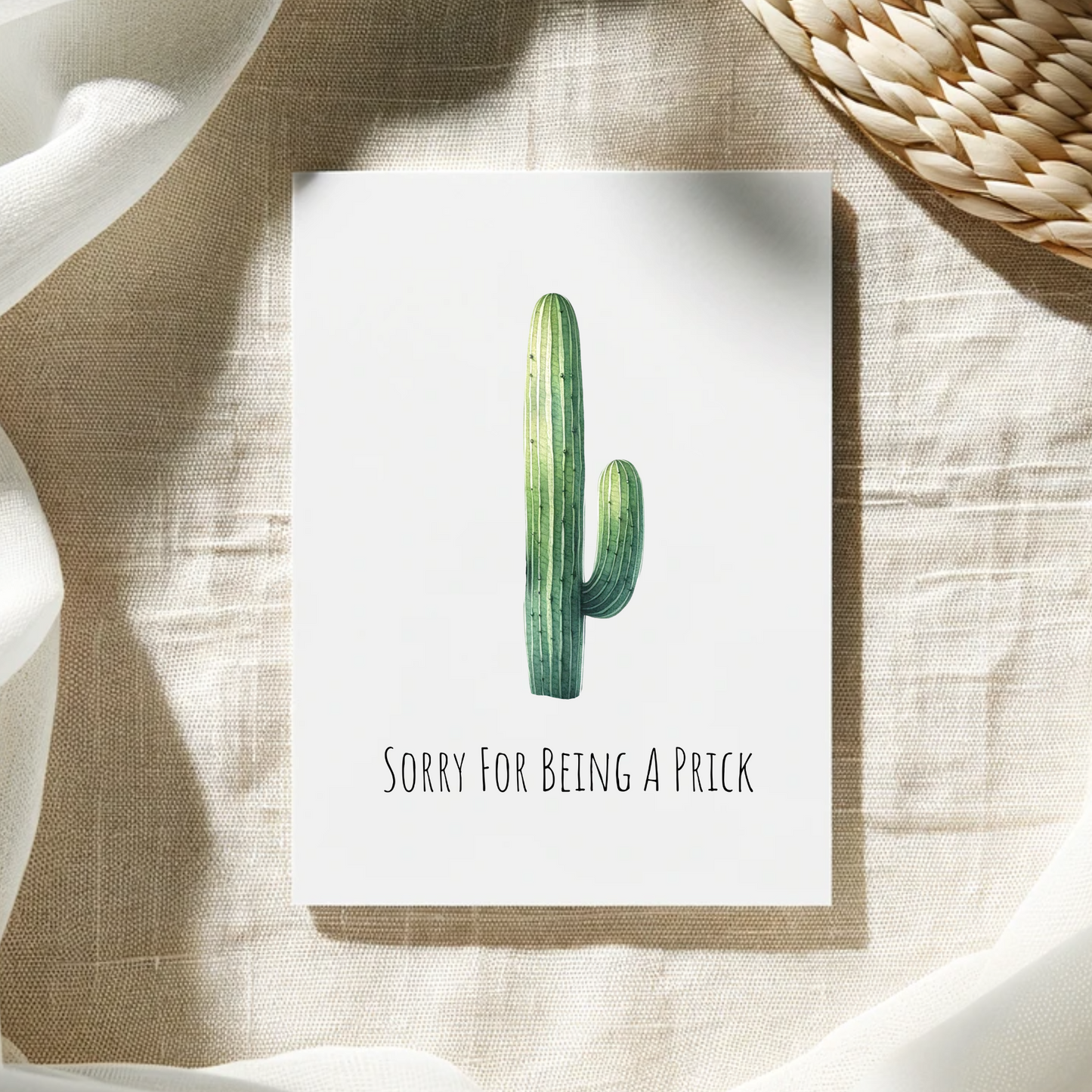 Sorry for Being a Prick